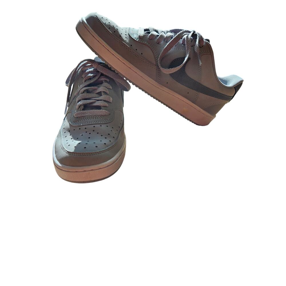 Nike Mens Court Vision Low Gray Size 7